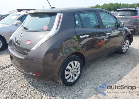 2016 Nissan Leaf S z USA, uszkodzony, nr VIN 1N4AZ0CP7GC305559